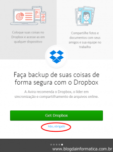 Novos Recursos - Avira - Dropbox