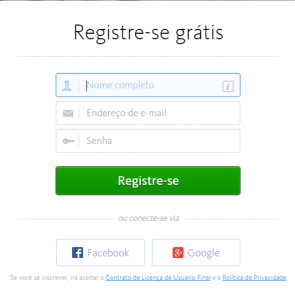 Novos Recursos - Avira - Fazendo o registro