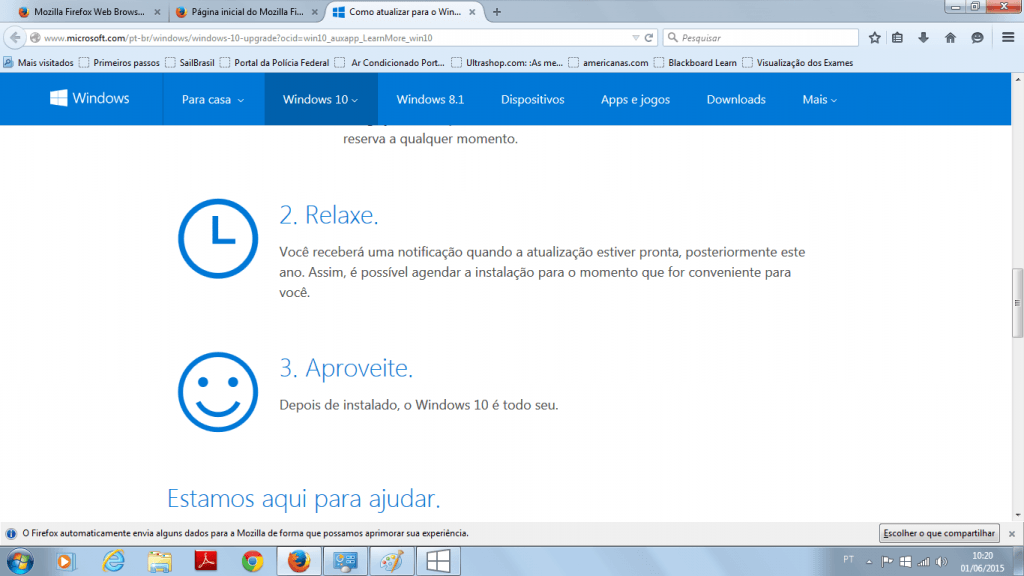 Baixe o Windows 10