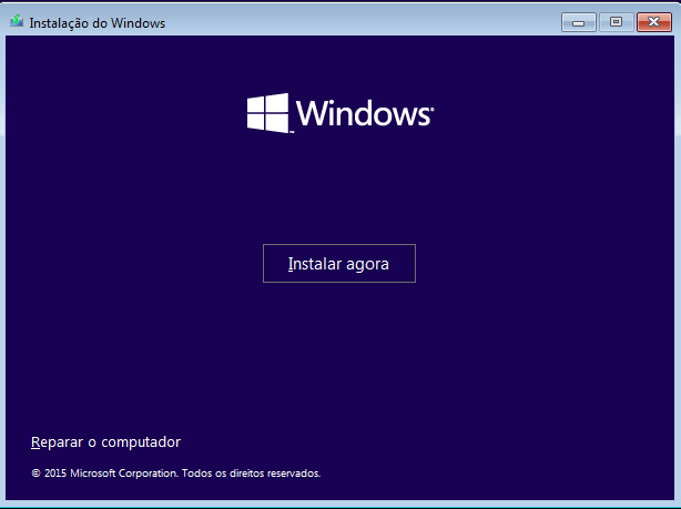 Windows 10 - Instalar agora