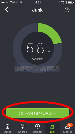 6 dicas para turbinar seu iPhone ou iPad 6 Battery Doctor - Tela do lixo