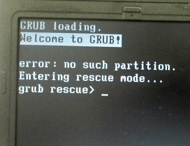 Grub - Reinstalando, corrigindo ou atualizando