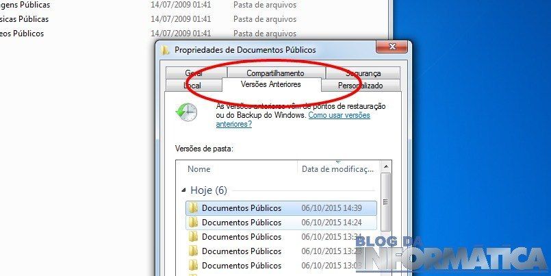 Utilizando a restauração do sistema