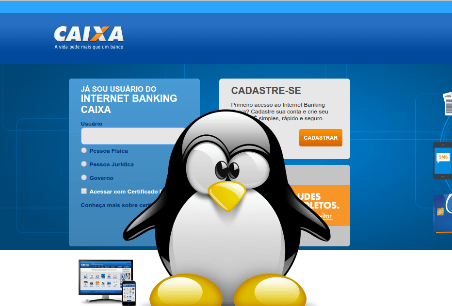 Caixa Econômica Federal no Linux Ubuntu