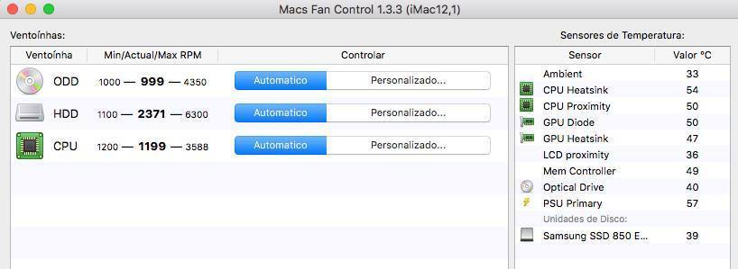 iMac com o cooler fazendo barulho 1 MacsFanControl