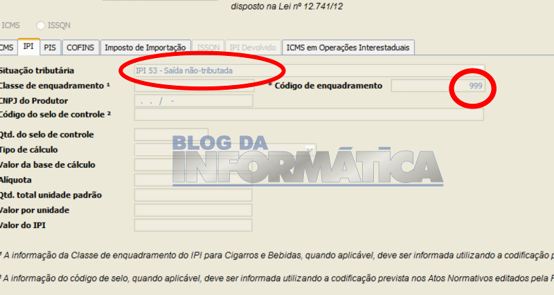 Correção do Erro 38 - Código do Enquadramento Legal do IPI