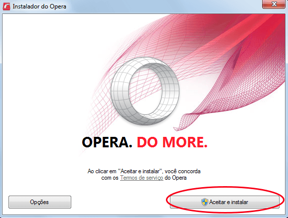 Instalação do Opera Developer