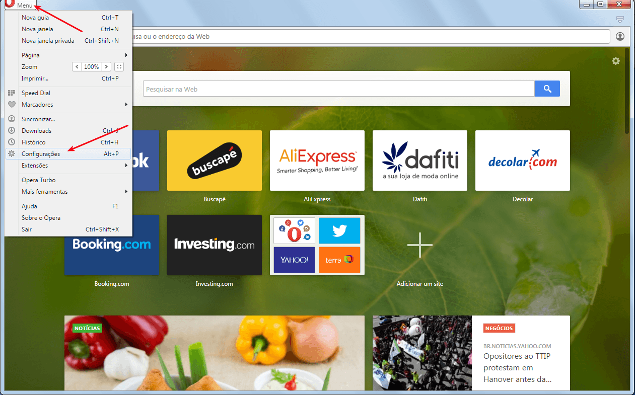 VPN Gratuita no seu Navegador 5 Configurações do Opera Developer