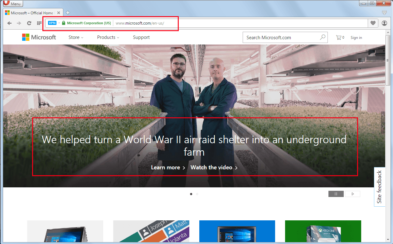 VPN Gratuita no seu Navegador 9 Testando a VPN dos EUA