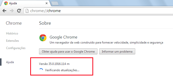 Chrome - Atualizações