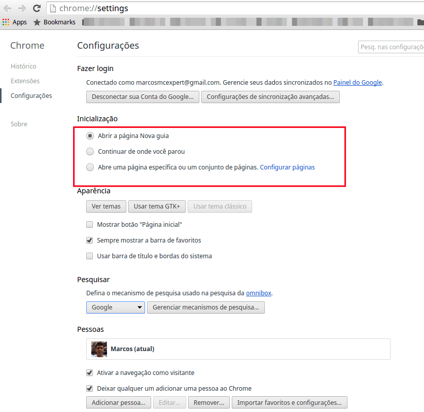 Google Chrome não abre ? Veja como resolver 7 Chrome - Página inicial