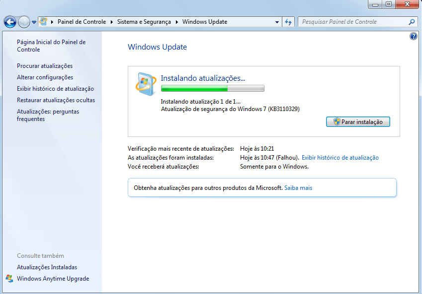 Erro 8024200D no Windows Update ao instalar o KB 3110329 1 Erro na Instalação do KB3110329
