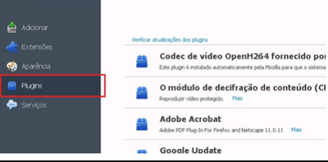 Firefox 52 não executa Java, Silverlight (NPAPI) 6 Firefox - Plugins