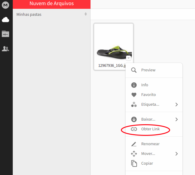 Como enviar um arquivo grande por email 7 Mega - Compartilhando um link