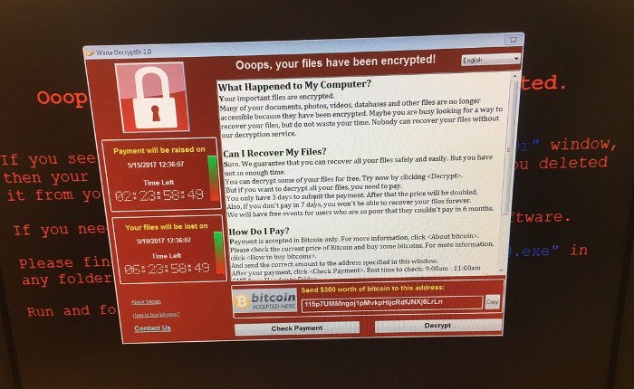 Ransomware vírus - Eliminar