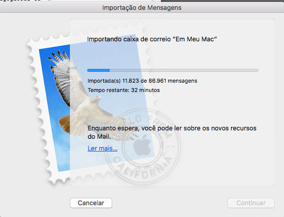 Reconstruindo a base de dados do Aplicativo Mail do Mac OS X