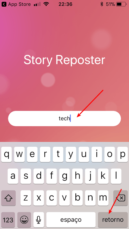 Como baixar Vídeos do Insta Stories no iPhone 2 Busque pelo nome do usuário