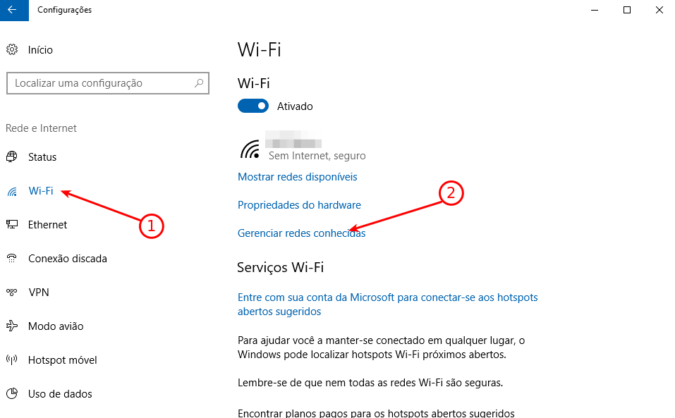 Windows 10 - Wifi