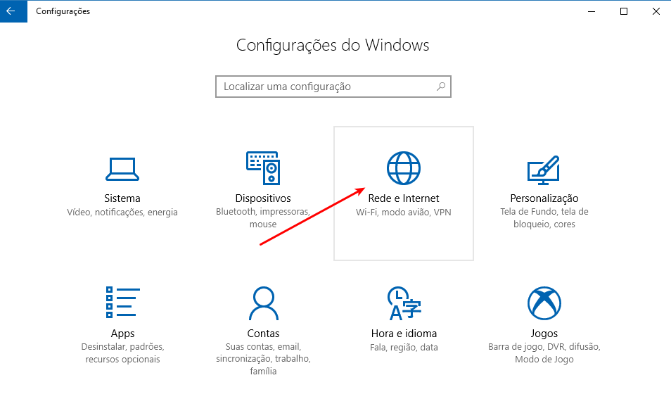 Windows 10 - Configurações de Rede