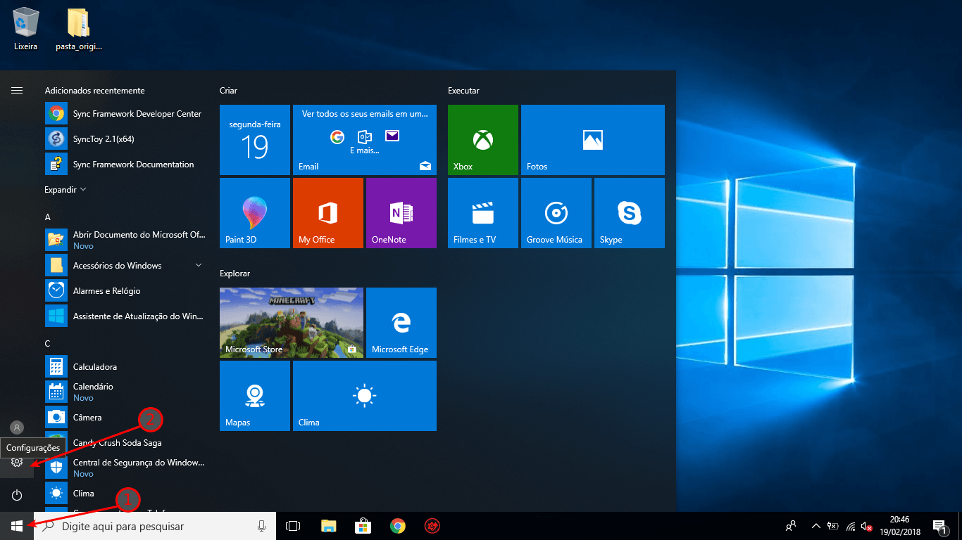 3 maneiras de reiniciar o Windows 10 em Modo de Segurança 7 Acessar configurações