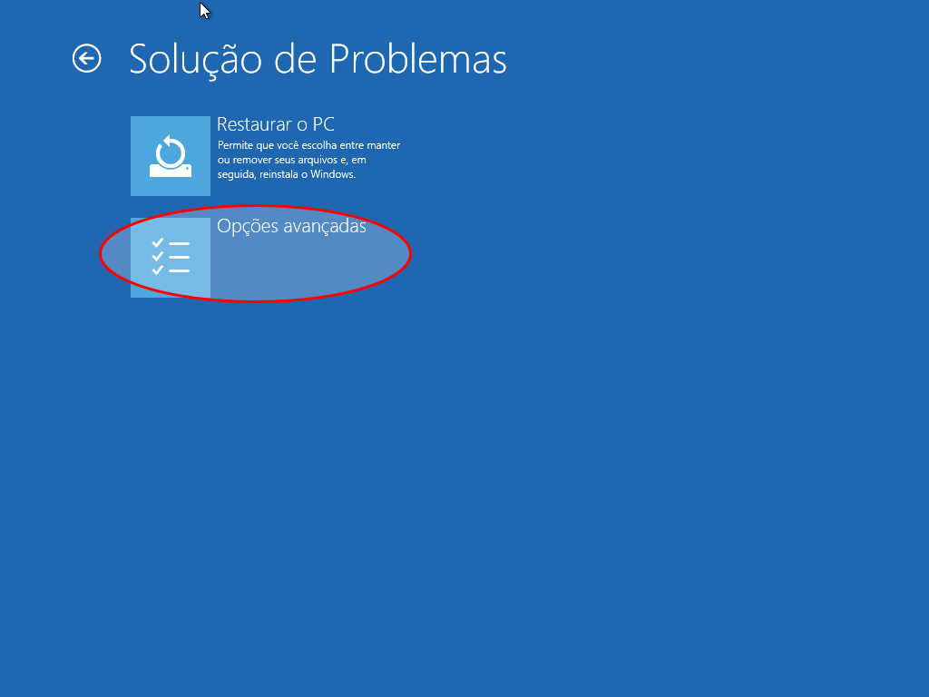 3 maneiras de reiniciar o Windows 10 em Modo de Segurança 3 Boot - Opções avançadas