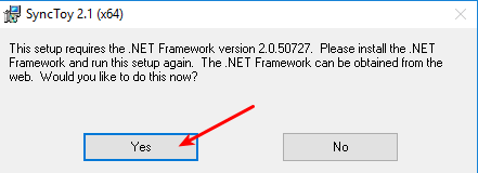 Necessita .NET Framework 2