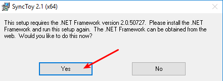 Backup simples e rápido com SyncToy 3 Necessita .NET Framework 2