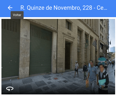 E-mail falso de Notificação Extrajudicial 6 Fachada da empresa no Google Maps