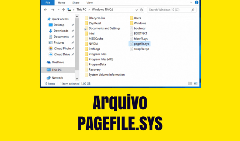 Arquivo PAGEFILE.SYS