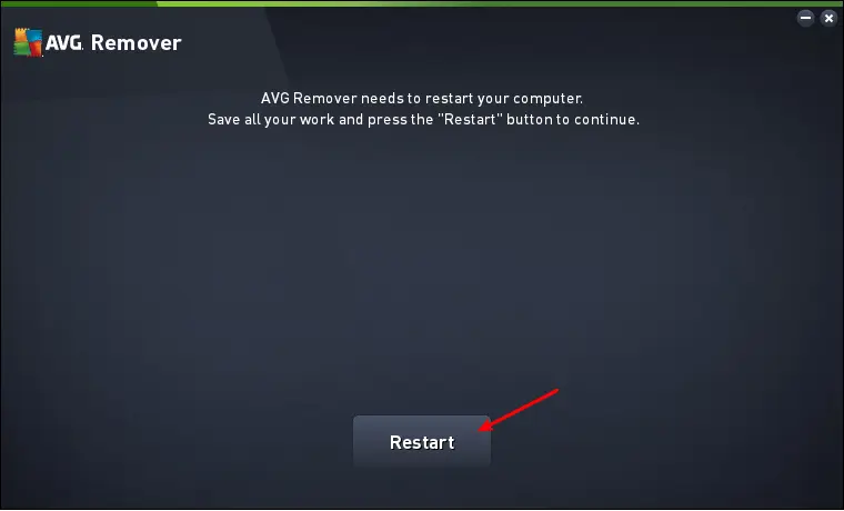 Erro no AVG - Você não está protegido 6 Segundo Reinício do AVG Remover