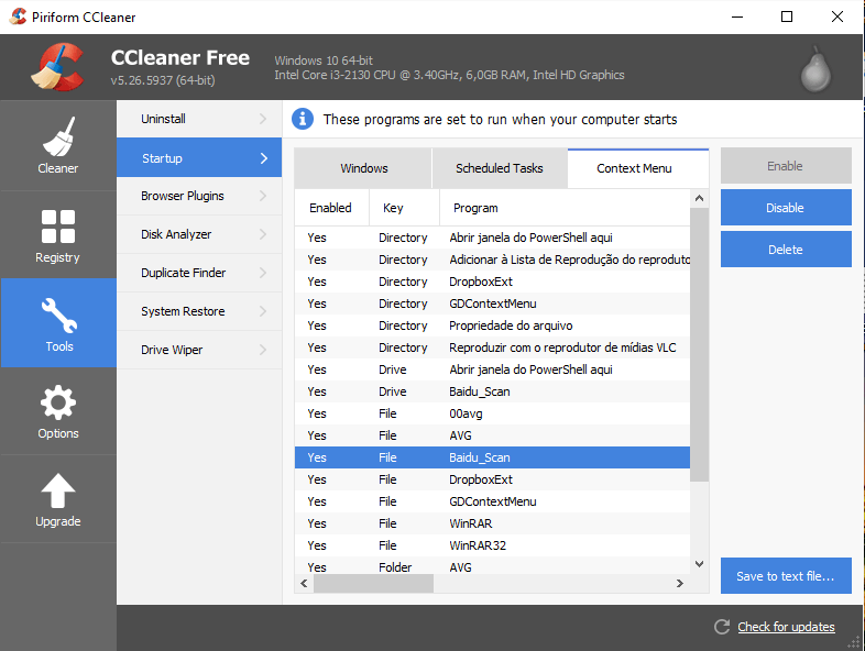 Usando o CCleaner para fazer uma limpeza em seu PC ou Mac 19 Ferramentas - Contextos