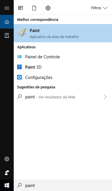 Printscreen no Windows 10: 5 maneiras mais simples 2 Localizar Paint