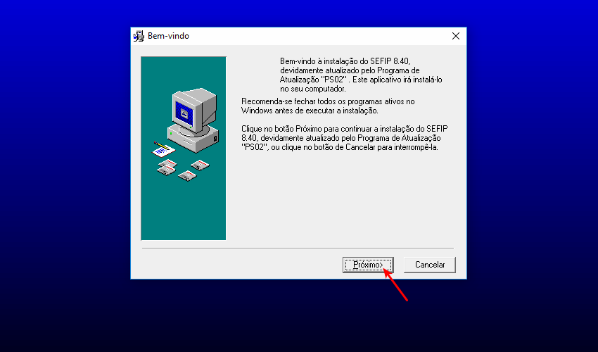 Problemas com a instalação e execução da SEFIP 3 Instalando o SEFIP