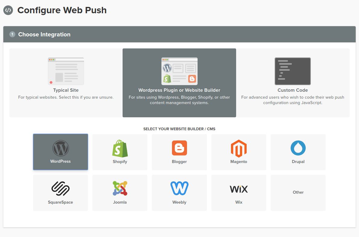 Configurar WebPush - WordPress