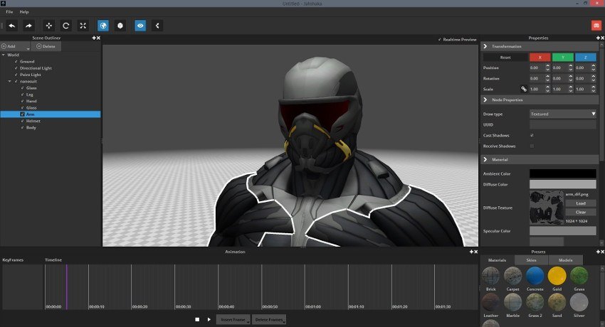 Melhores Editores de vídeos grátis 7 Jahshaka - Editor de vídeo voltado a efeitos