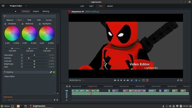Lightworks - Editor de vídeo