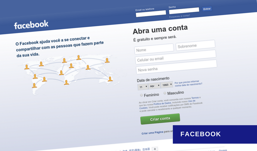 Login no Facebook sem e-mail