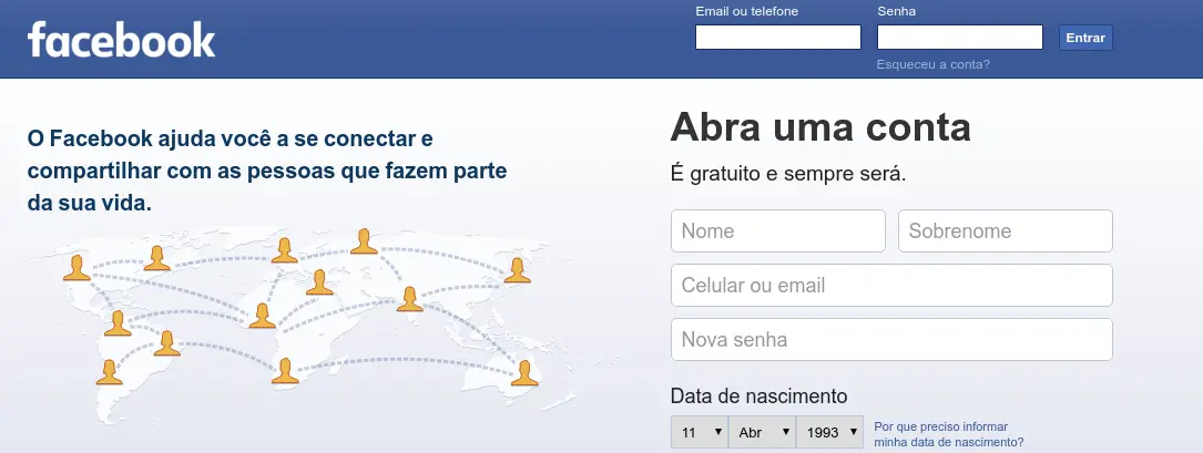 Perdeu o e-mail de acesso ao Facebook? 3 Login Facebook sem e-mail ou celular