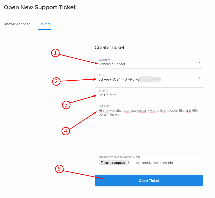 Usando o Gmail para enviar emails da VPS WordPress 3 Vultr - Abrir chamado