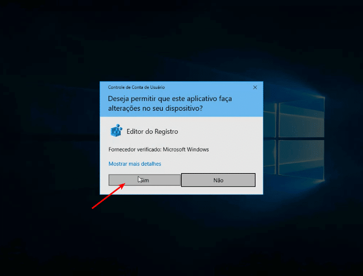 Como resolver o erro Confirmação de segurança para o Regedit