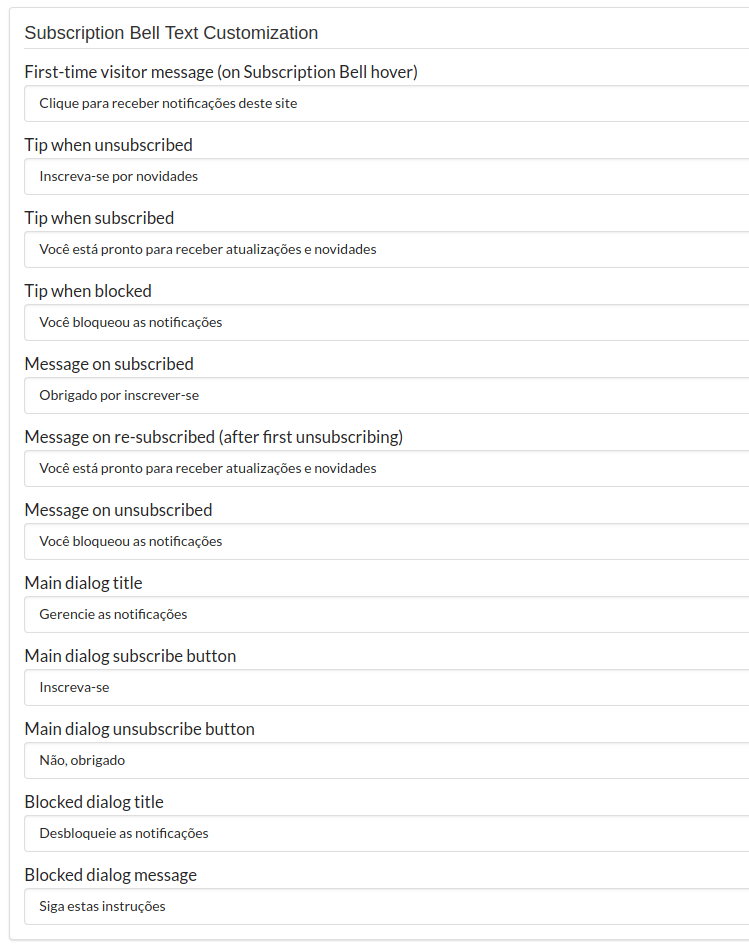 Configurações do OneSignal Parte 4