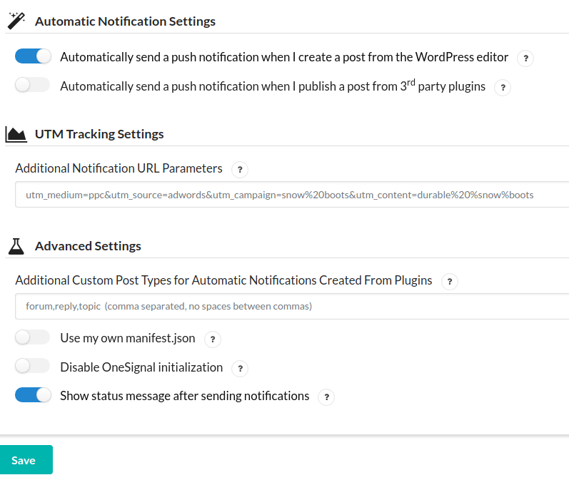 Configurações do OneSignal Parte 7