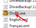 Abrindo o DriverBackup!