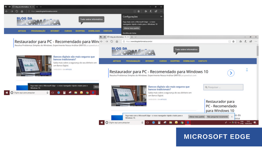 Usar tema Dark no Microsoft Edge