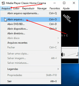 Melhores sites para Baixar Legendas na Internet 7 Abrir Media Player Classic