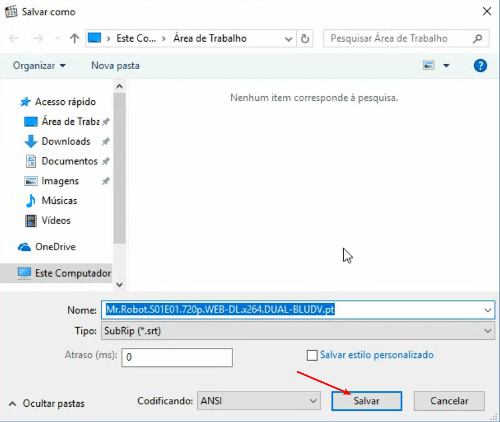 Melhores sites para Baixar Legendas na Internet 14 Selecionar local para gravar