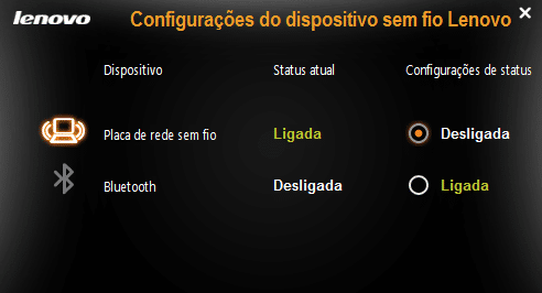 Lenovo Série G não conecta Wifi 11 WiFi Ligada