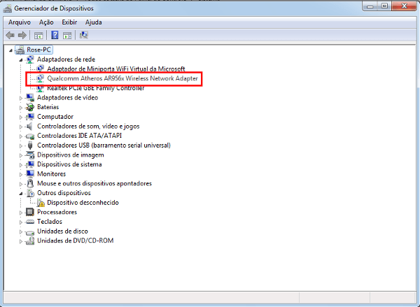 Lenovo Série G não conecta Wifi 1 Gereciador de dispositivos - Lenovo WiFi