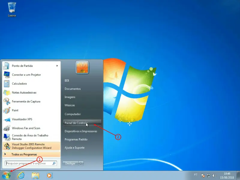 Windows 10 original GRÁTIS 1 Acessar o Painel de Controle
