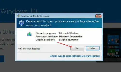 Windows 10 original GRÁTIS 8 Confirmar execução da ferramenta